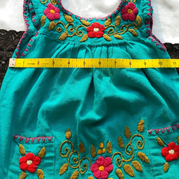 Authentic 🇲🇽 Mexican embroidered dress 2-3 years - Picture 3 of 7